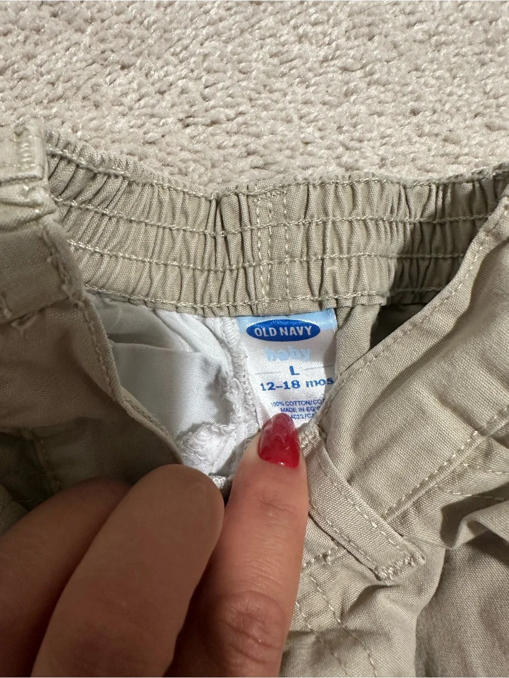 Y2k Old Navy Khaki Cargo Shorts